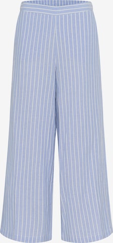 Kaffe Wide Leg Bukser 'Malena' i blå: forside