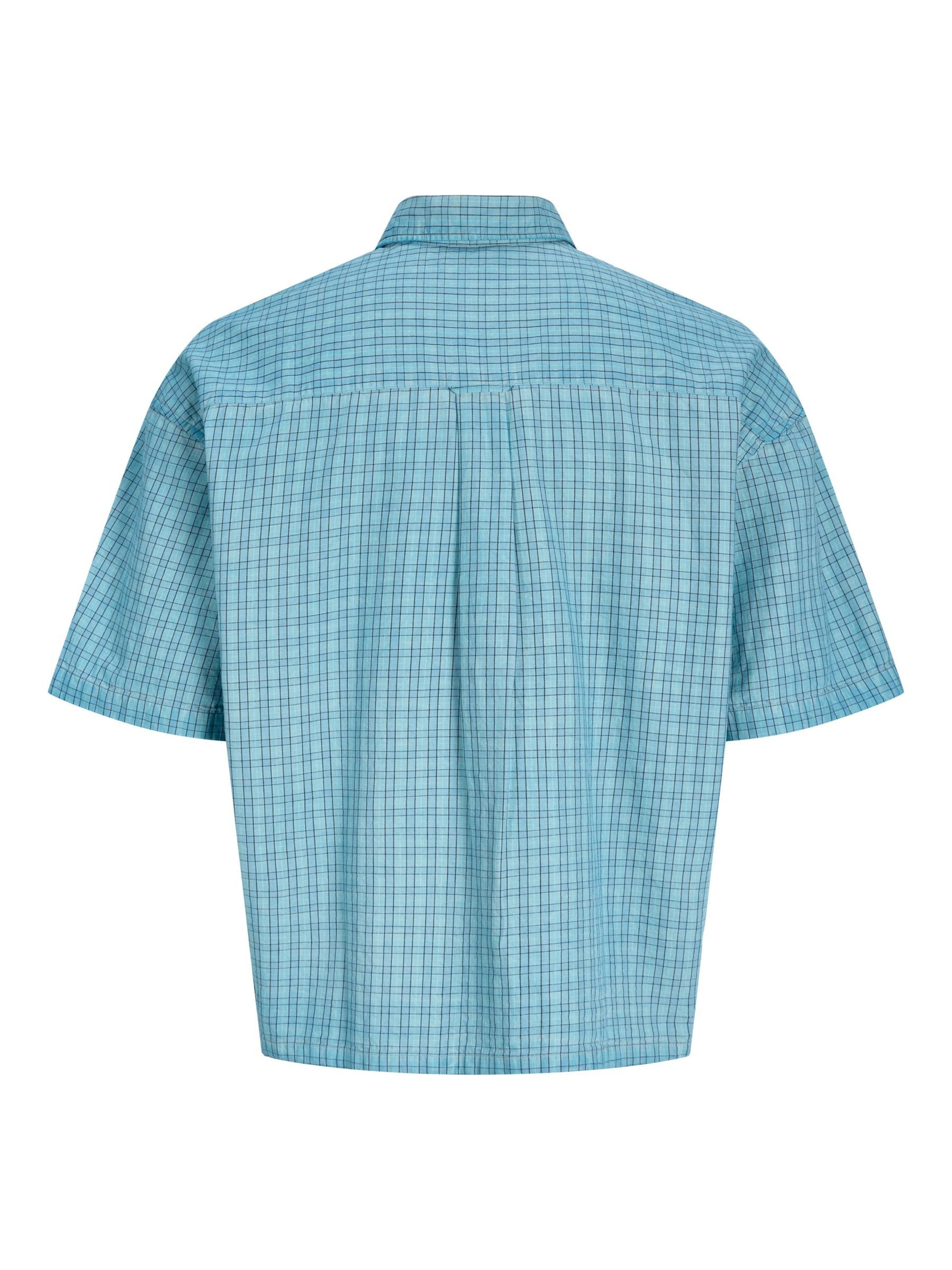 Jack & Jones Junior Regular Fit Hemd in Blau