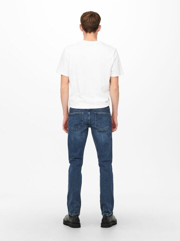 Only & Sons Skinny Jeans 'Loom' i blå