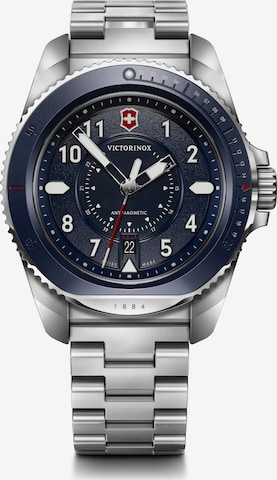 VICTORINOX Analoguhr in Silber: Vorderseite