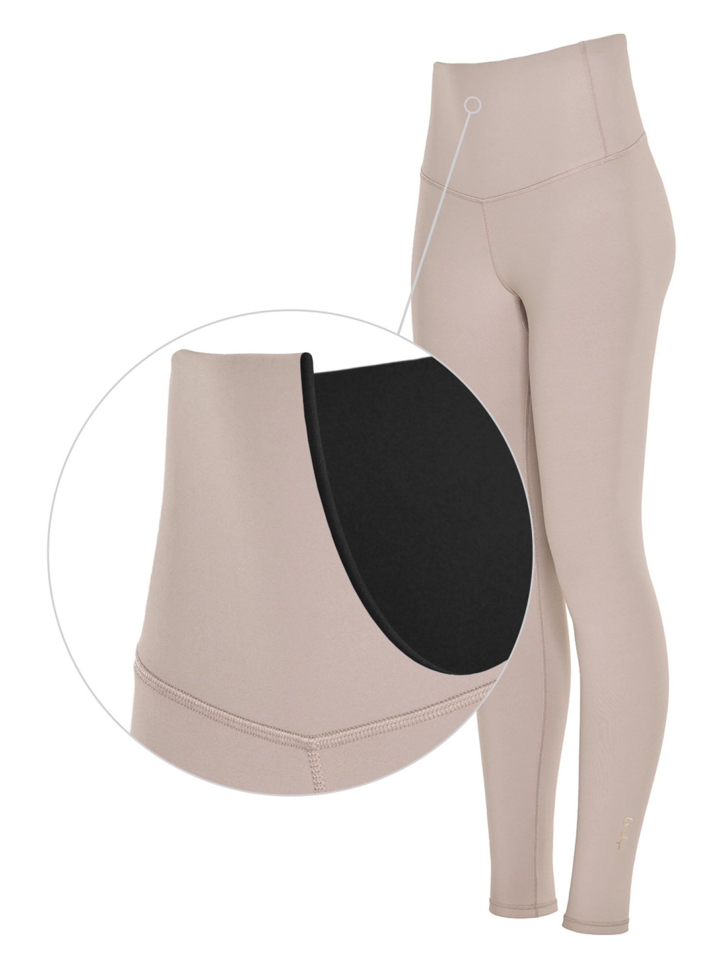 Winshape Слим Леггинсы 'HWL117C' в Бежевый