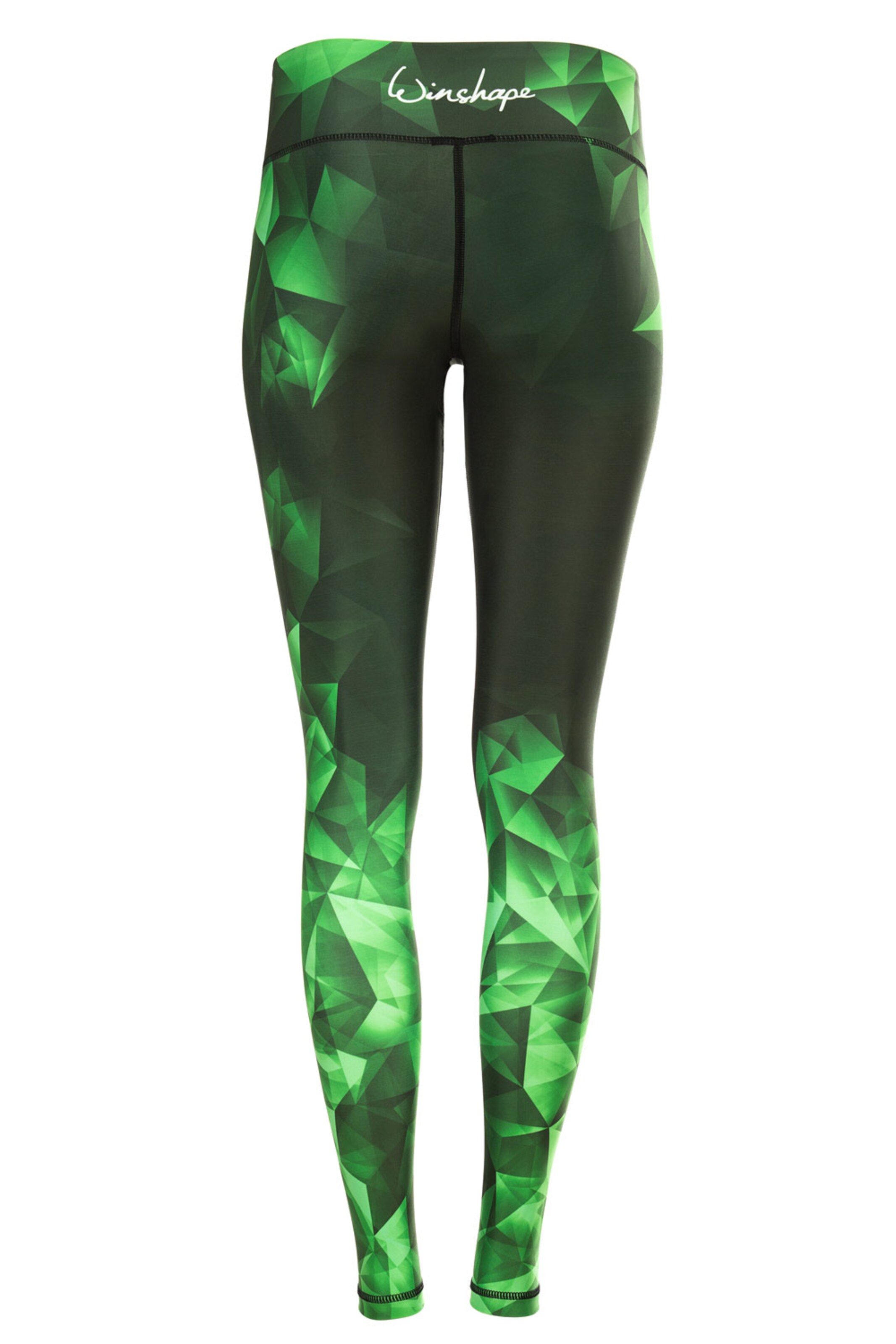 Skinny Pantalon de sport 'AEL102' Winshape en vert