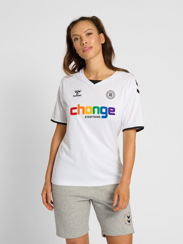 Maillot Hummel en blanc : devant