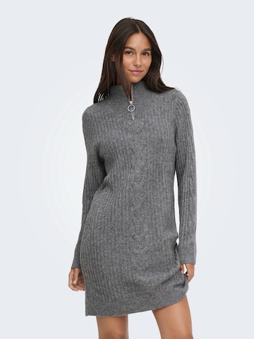 JDY - Vestido de punto 'JDYANDREA' en gris: frente