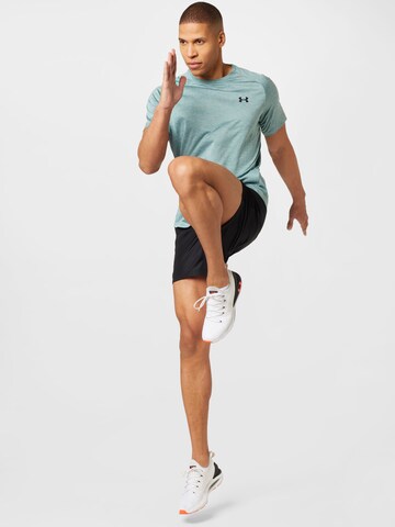 UNDER ARMOUR Regular fit Функционална тениска 'Tech 2.0' в зелено