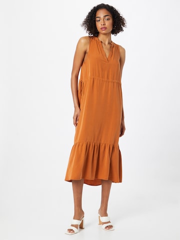 LOVJOI Shirt Dress 'Ramaria' in Brown: front