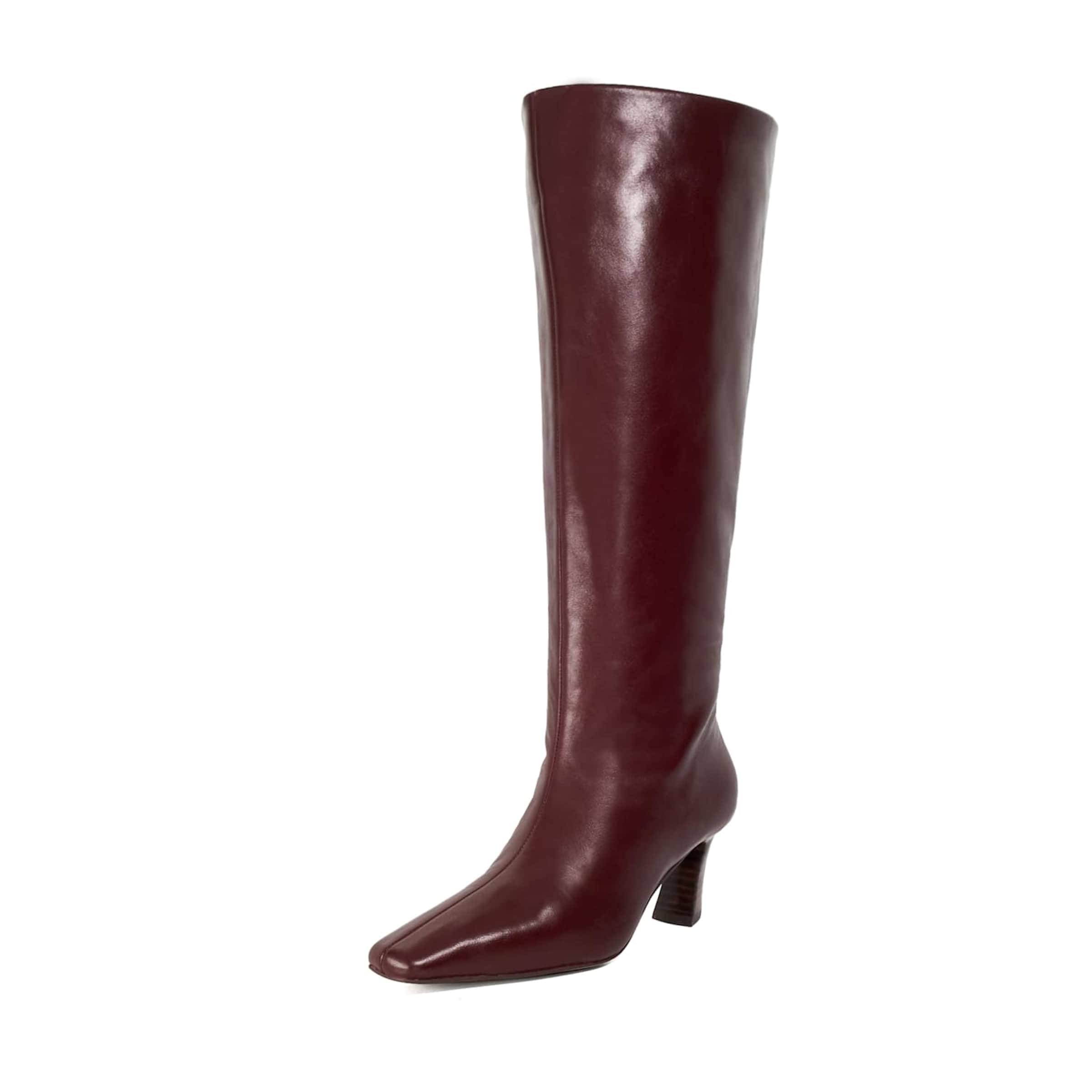 Dune LONDON Bottes 'Selinni' en lie de vin, Vue avec produit