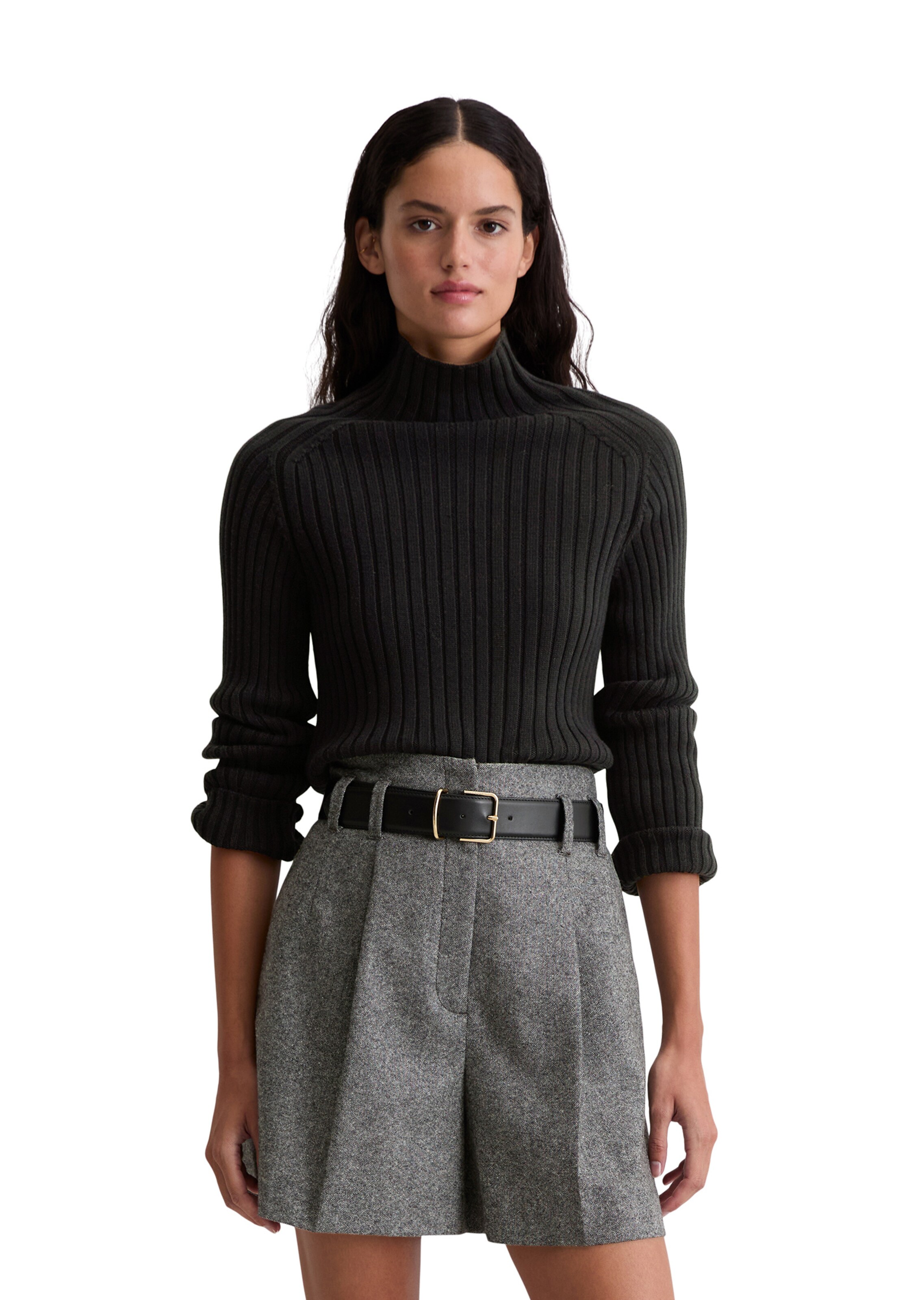 Marc O'Polo Sweater in Black: front
