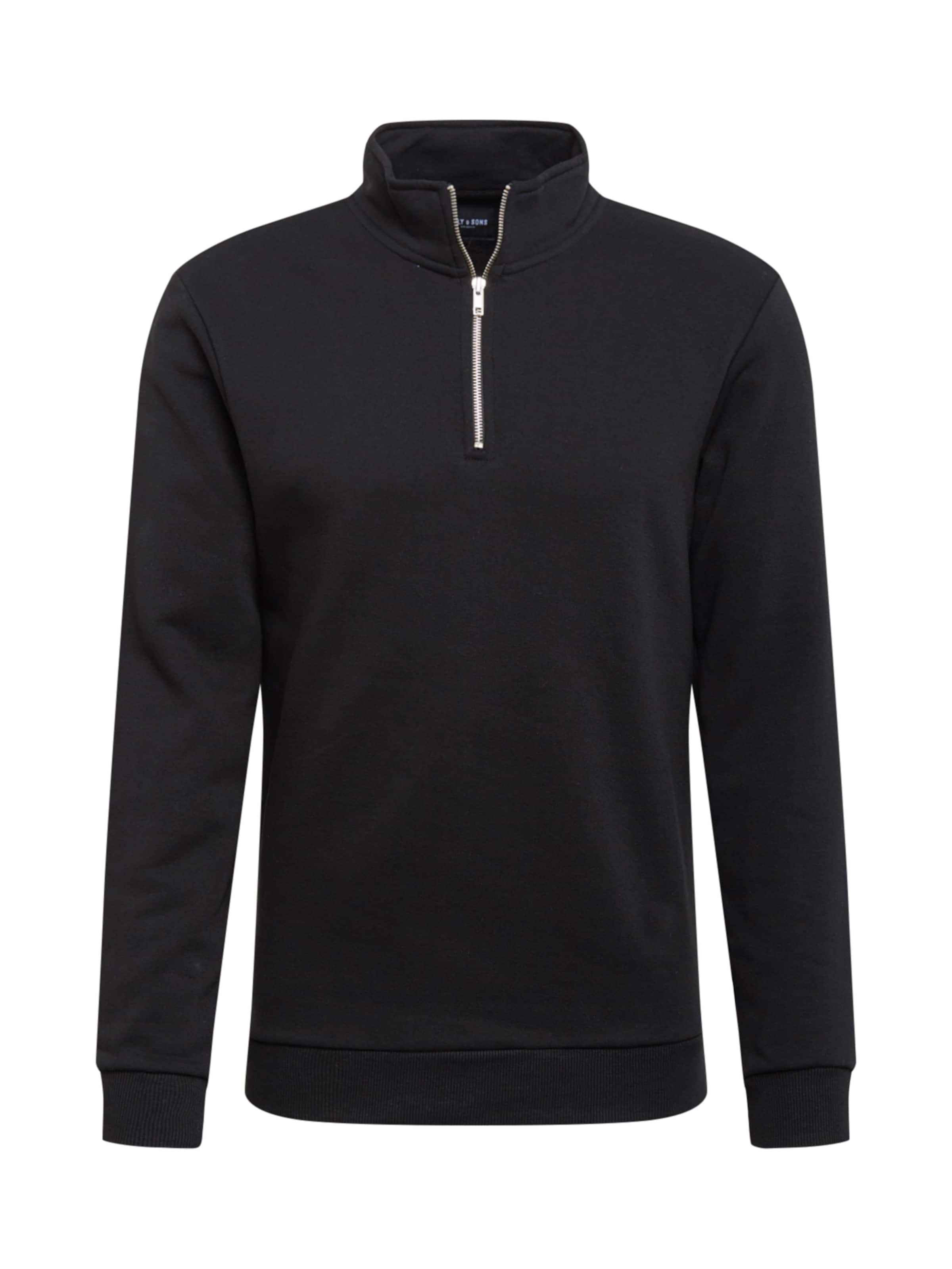 Only & Sons - Sudadera 'Ceres Life' en negro: frente