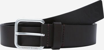 Tommy Jeans Riem in Bruin: voorkant