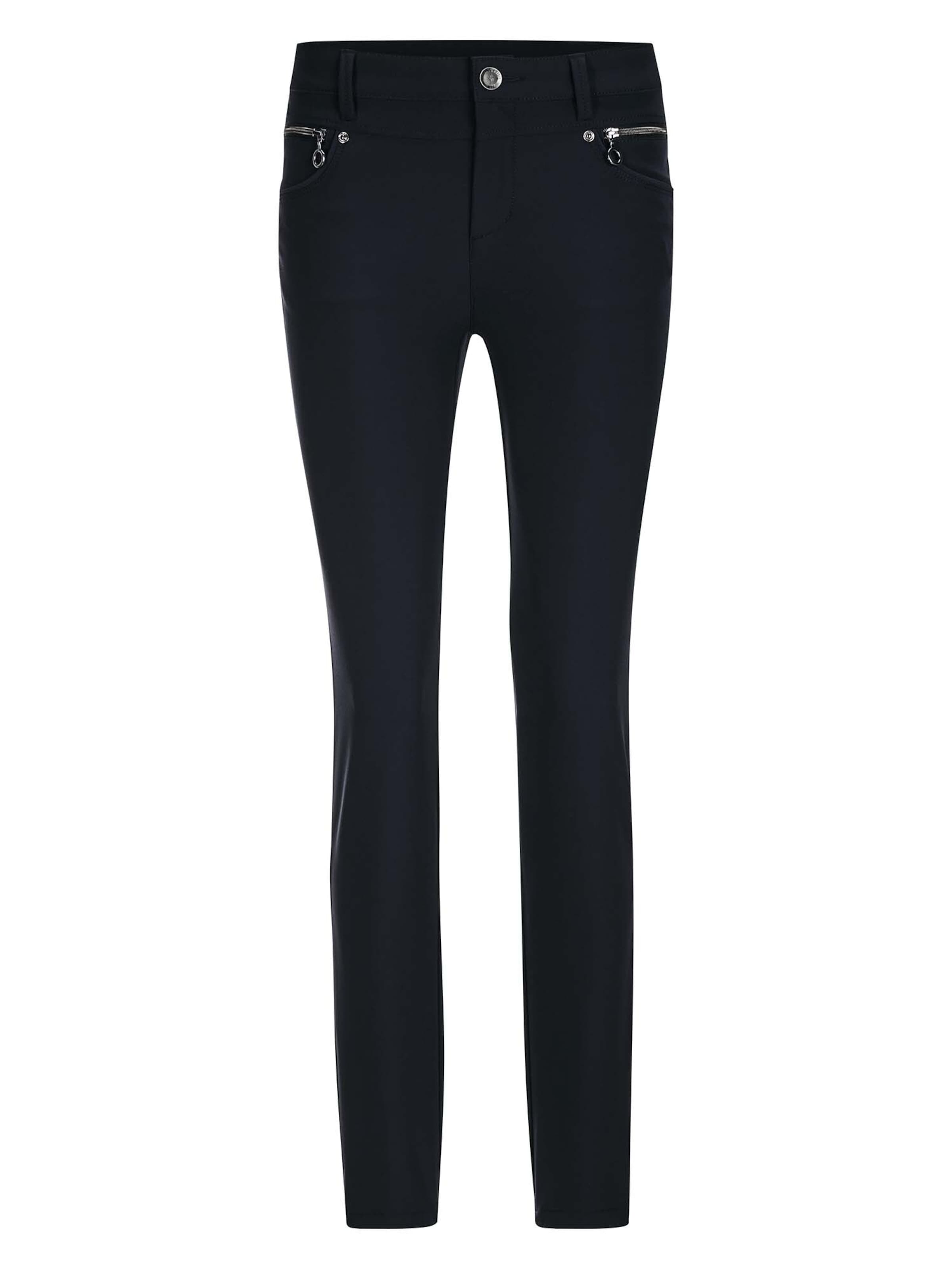 MADELEINE Slimfit Hose in Blau: Vorderseite