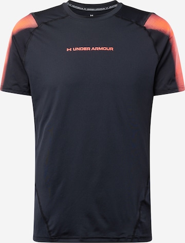 T-Shirt fonctionnel UNDER ARMOUR en noir : devant