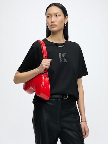KARL LAGERFELD JEANS T-shirt i svart