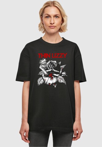 T-shirt 'Thin Lizzy - Rose' Merchcode en noir : devant