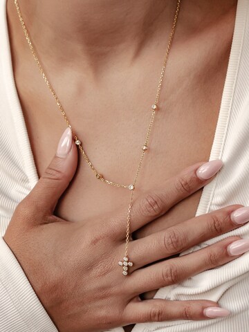 Hey Happiness Ketting 'Y Lariat' in Goud
