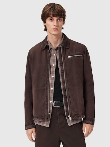 AllSaints Přechodná bunda 'ROTHWELL' – hnědá: přední strana