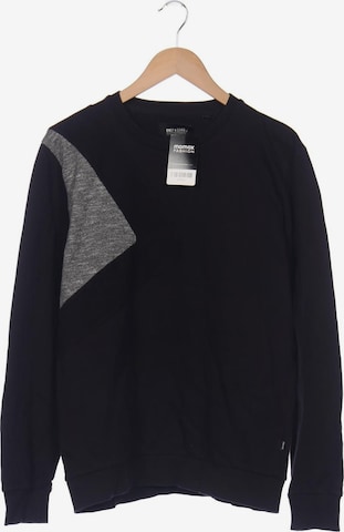 Only & Sons Sweatshirt & Zip-Up Hoodie in L in Black: front