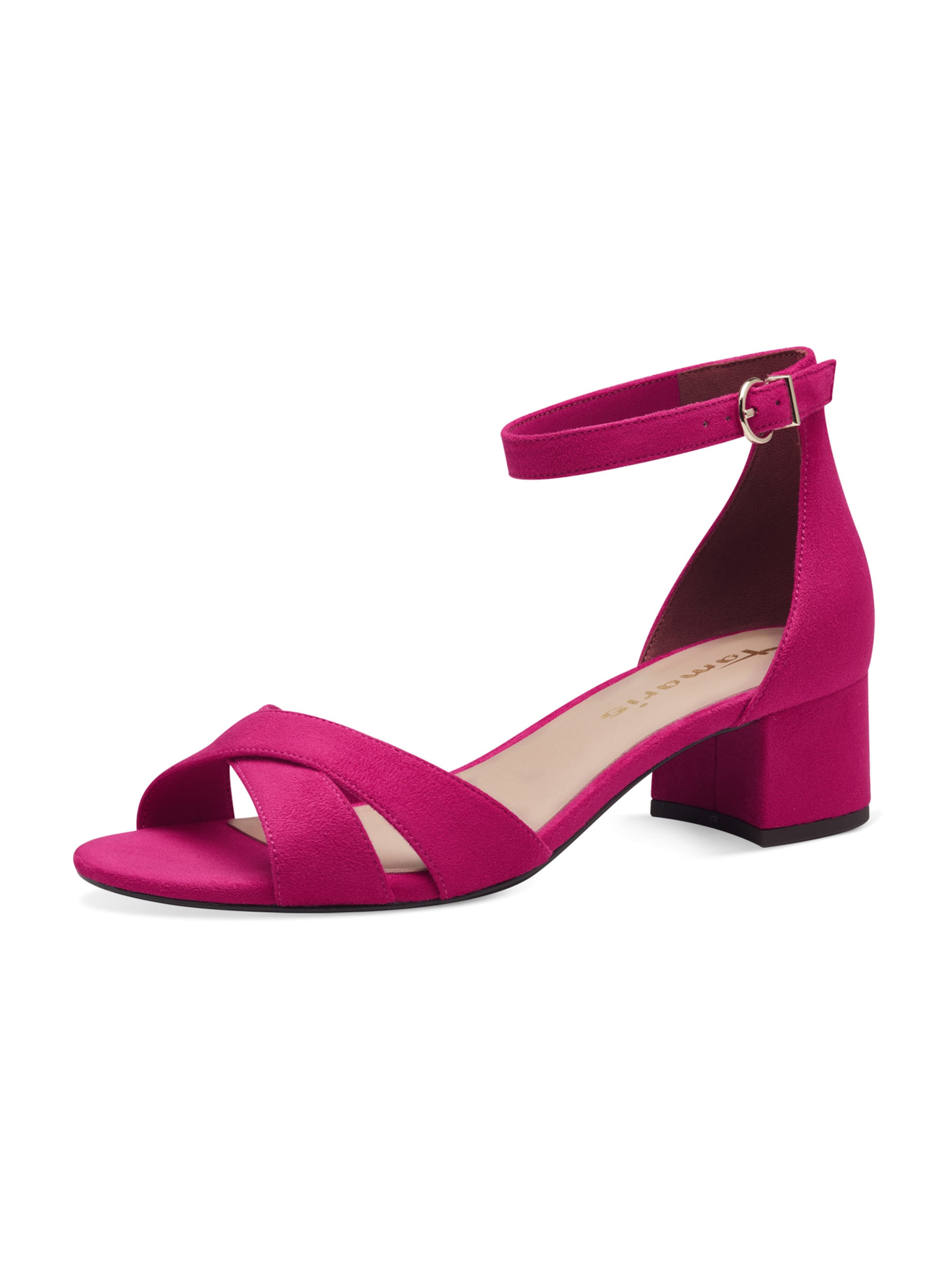 Tamaris Sandały w kolorze różowy: przód