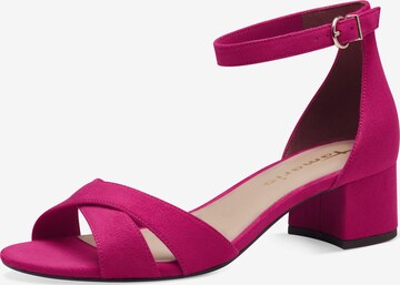 TAMARIS Sandals in Pink: front