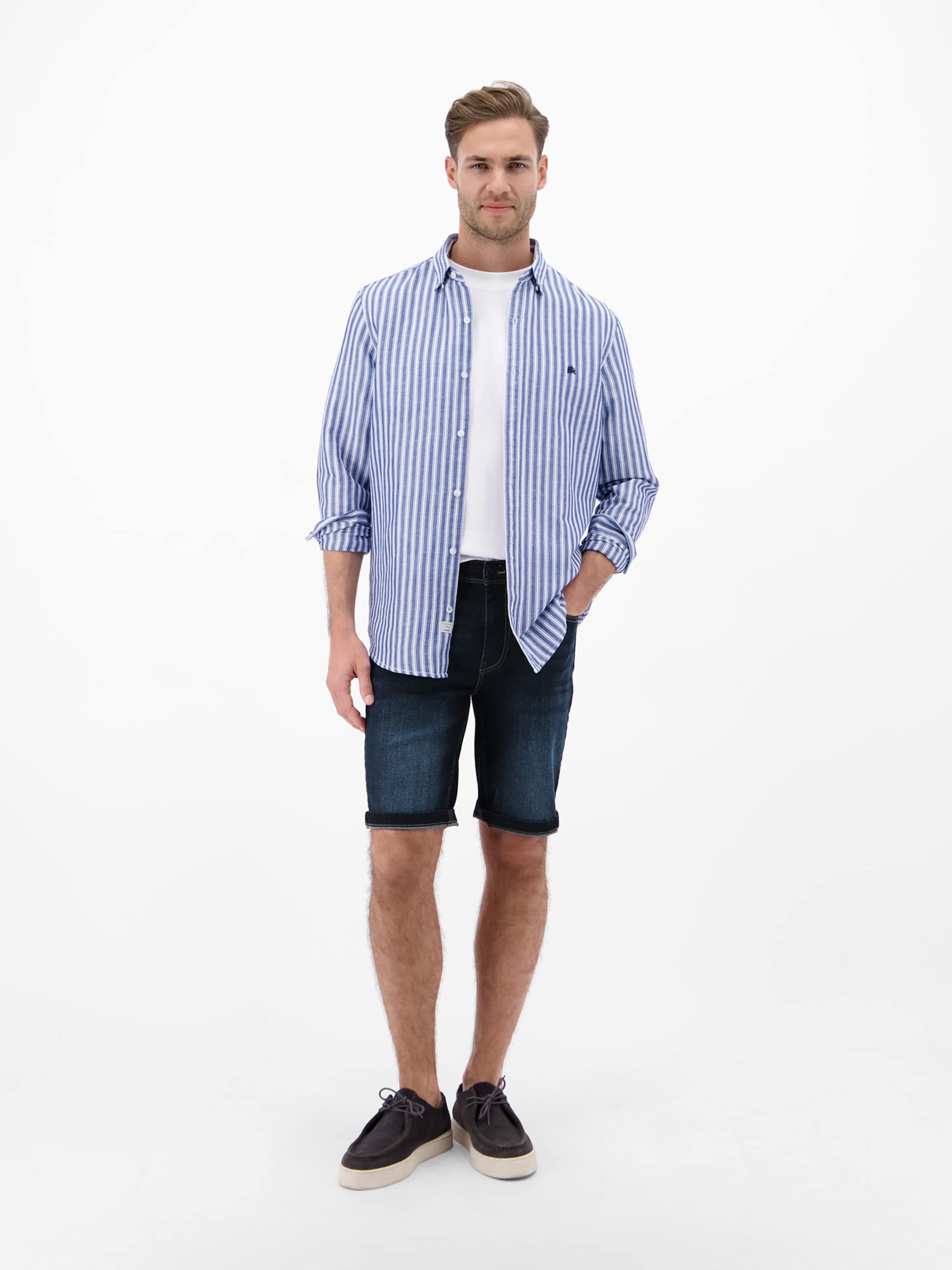 LERROS Regular Chino trousers in Blue