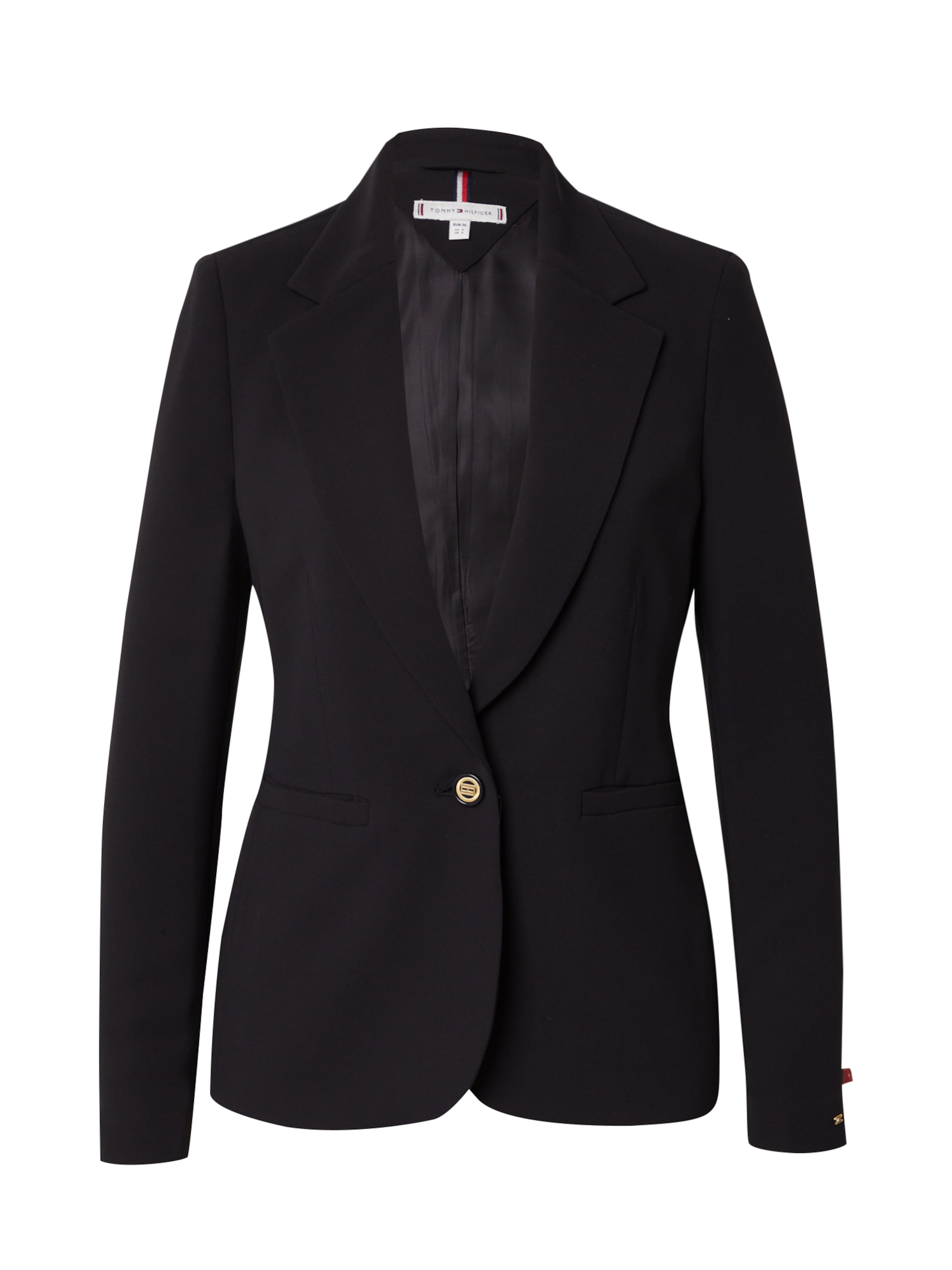 Blazer TOMMY HILFIGER en noir : devant