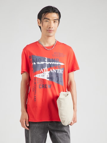 CAMP DAVID Shirt in Rood: voorkant