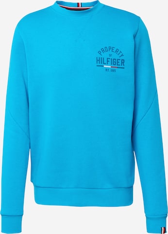 Sweat-shirt TOMMY HILFIGER en bleu : devant