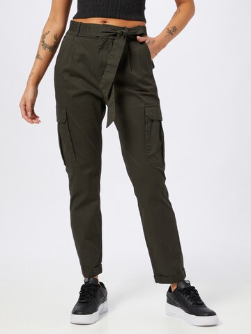 VERO MODA Regular Cargobroek 'Eva' in Groen: voorkant