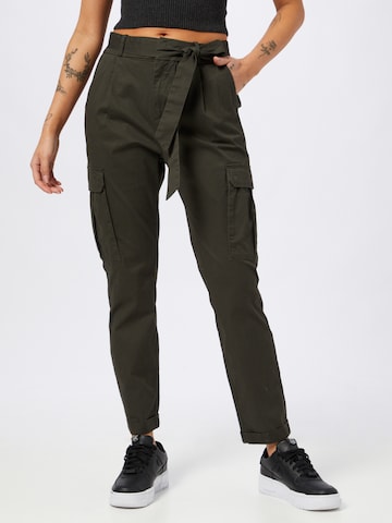 VERO MODA - Regular Calças cargo 'Eva' em verde: frente