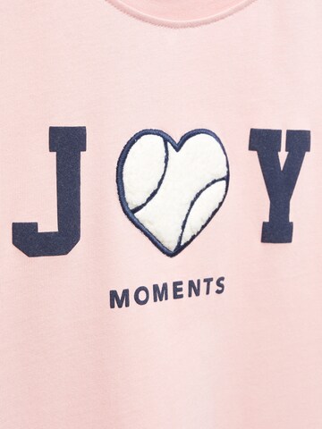 MANGO KIDS T-shirt 'JOY' i rosa