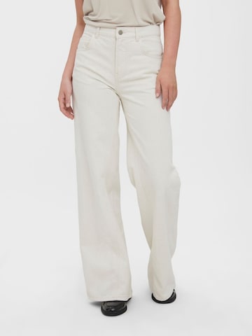 VERO MODA Wide Leg Jeans 'Maddie' in Weiß: predná strana