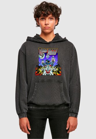 Merchcode Sweatshirt 'Thin Lizzy - Vagabonds Of The Western World' in Zwart: voorkant