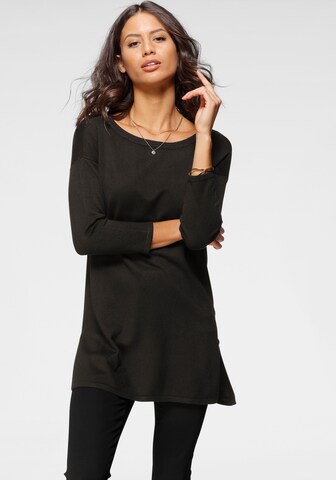 LAURA SCOTT Sweater in Black: front