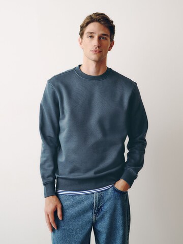Sweat-shirt Next en bleu : devant
