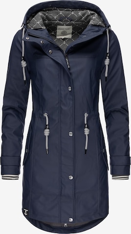 Peak Time Raincoat 'L60042' in Blue: front