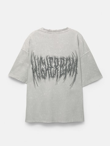 Pull&Bear Tričko 'STWD' – šedá