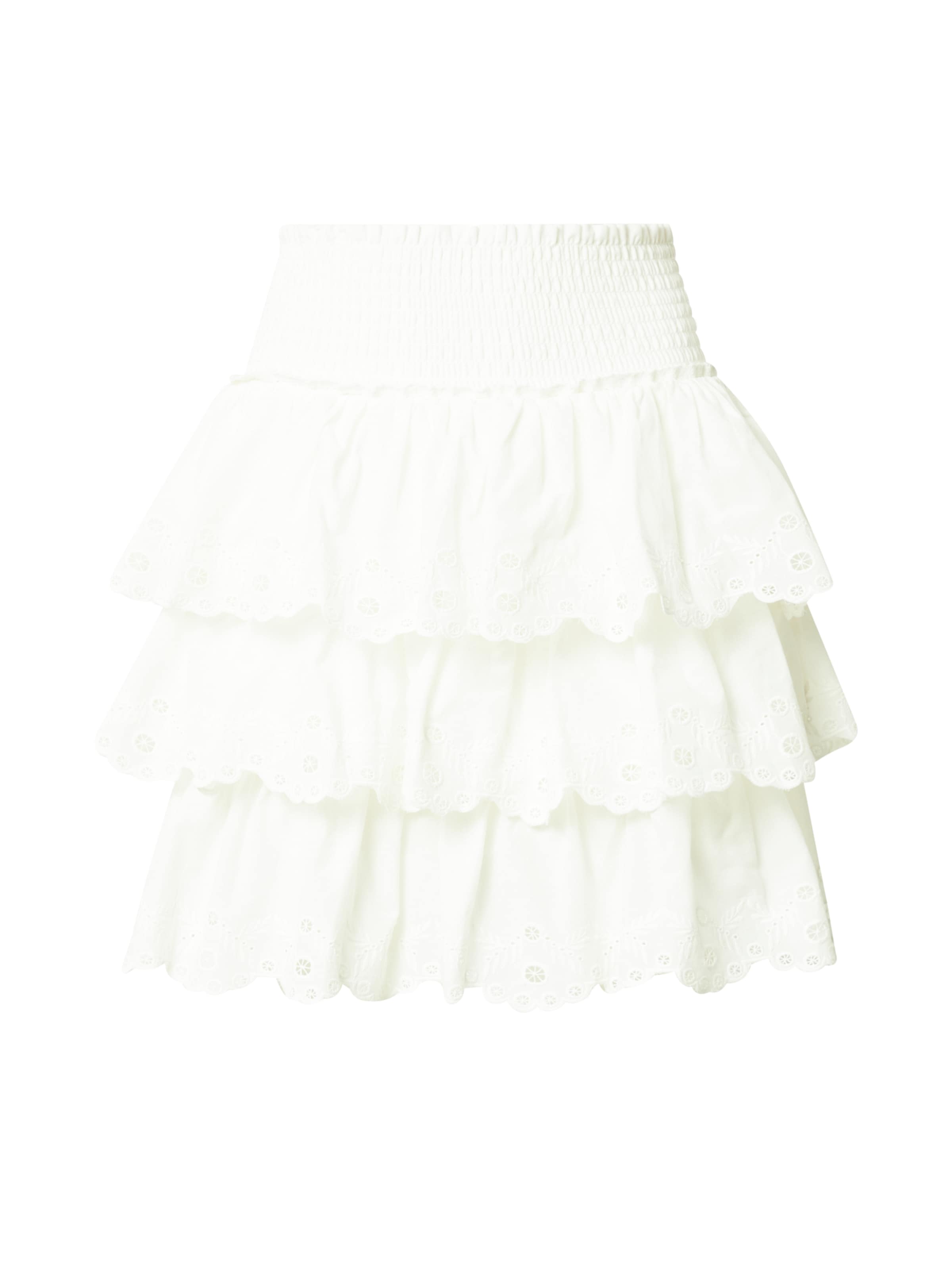 Colourful Rebel Skirt 'Nuna' in White: front