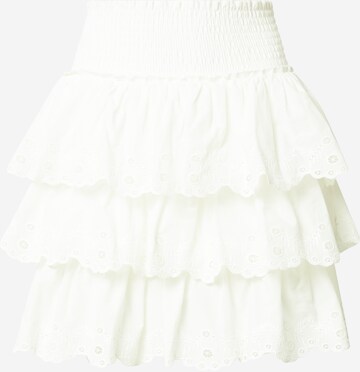 Colourful Rebel Skirt 'Nuna' in White: front