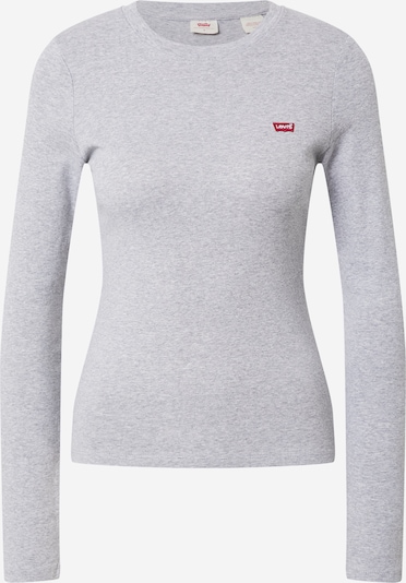Maglietta 'LS Baby Tee' LEVI'S ® di colore grigio chiaro / rosso, Visualizzazione prodotti