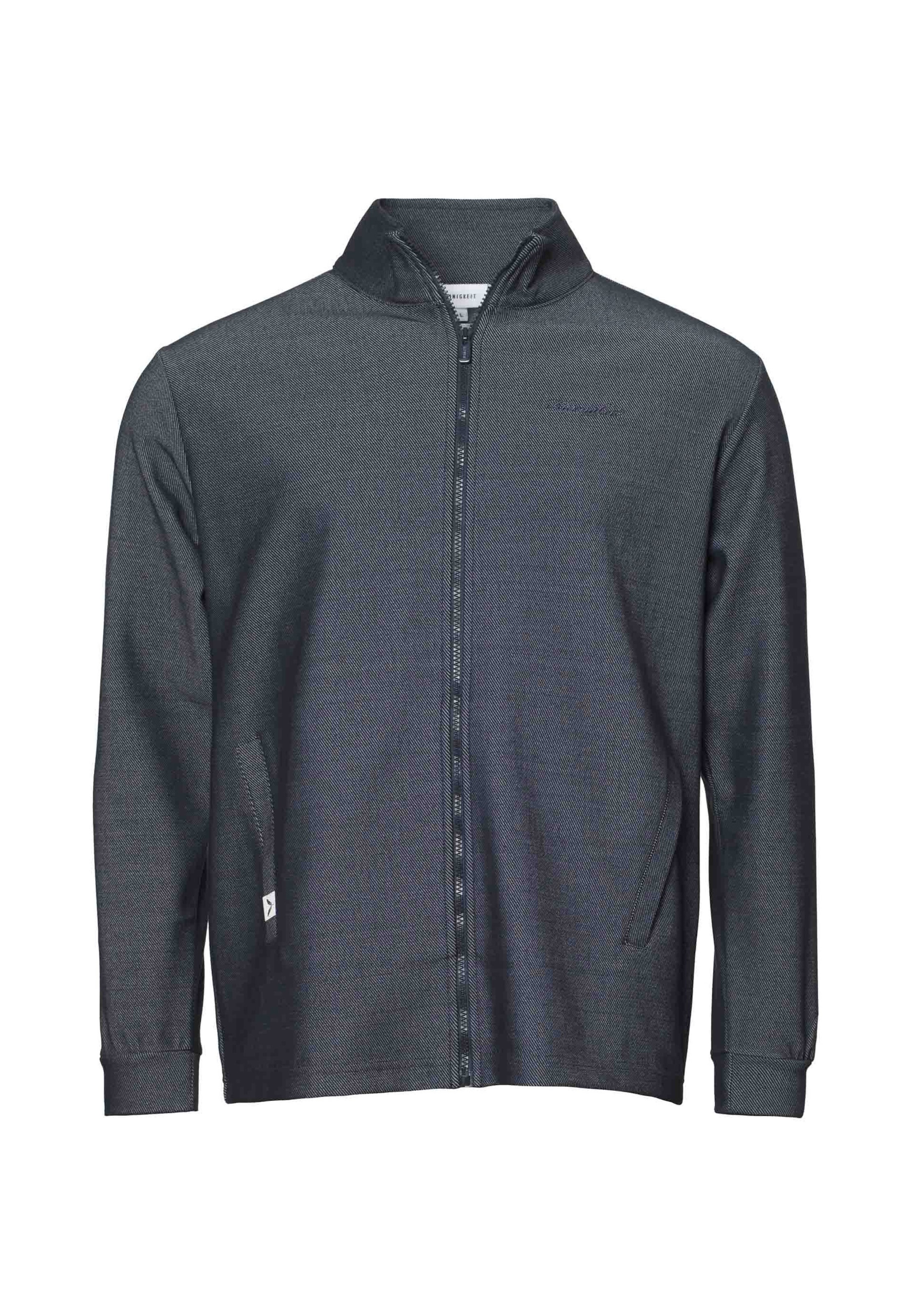 Veste de survêtement 'La Vida' Kleinigkeit en bleu : devant