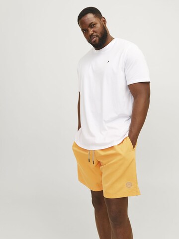 Shorts de bain Jack & Jones Plus en orange