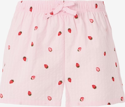 Hunkemöller Pyjamahousut koossa XS värissä vaaleanpunainen / punainen, Tuotenäkymä