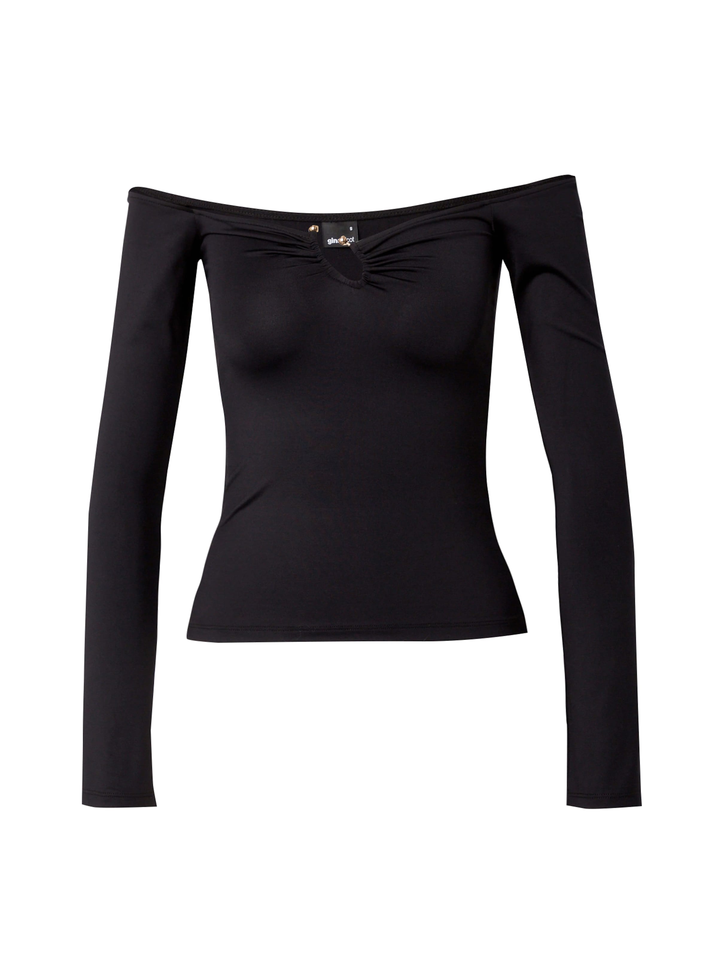 Gina Tricot Tričko – černá: přední strana