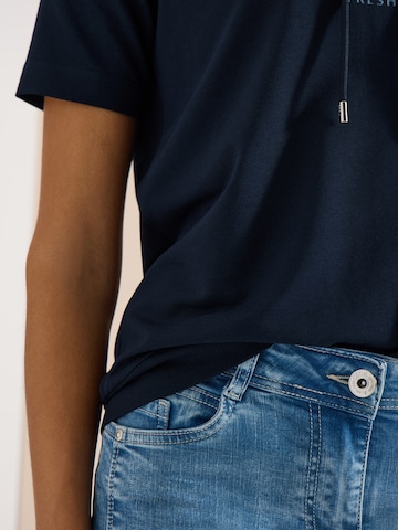 CECIL Sweatshirt 'Scents Of The Sea' in Blue