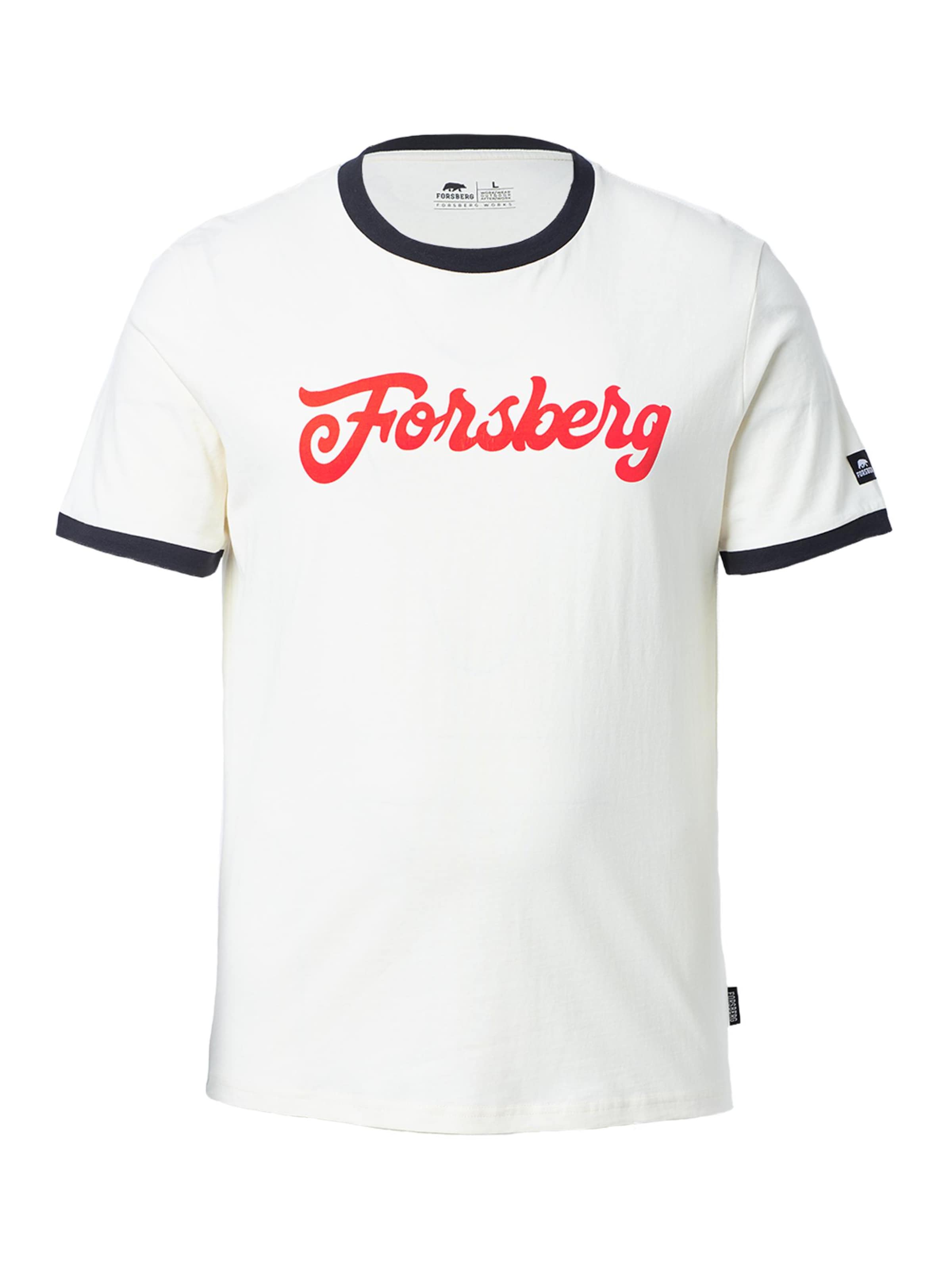 FORSBERG T-Shirt in Weiß: Vorderseite