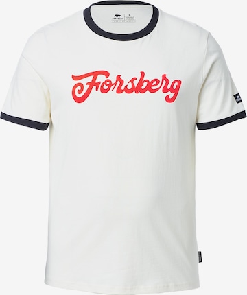 FORSBERG T-Shirt in Weiß: Vorderseite