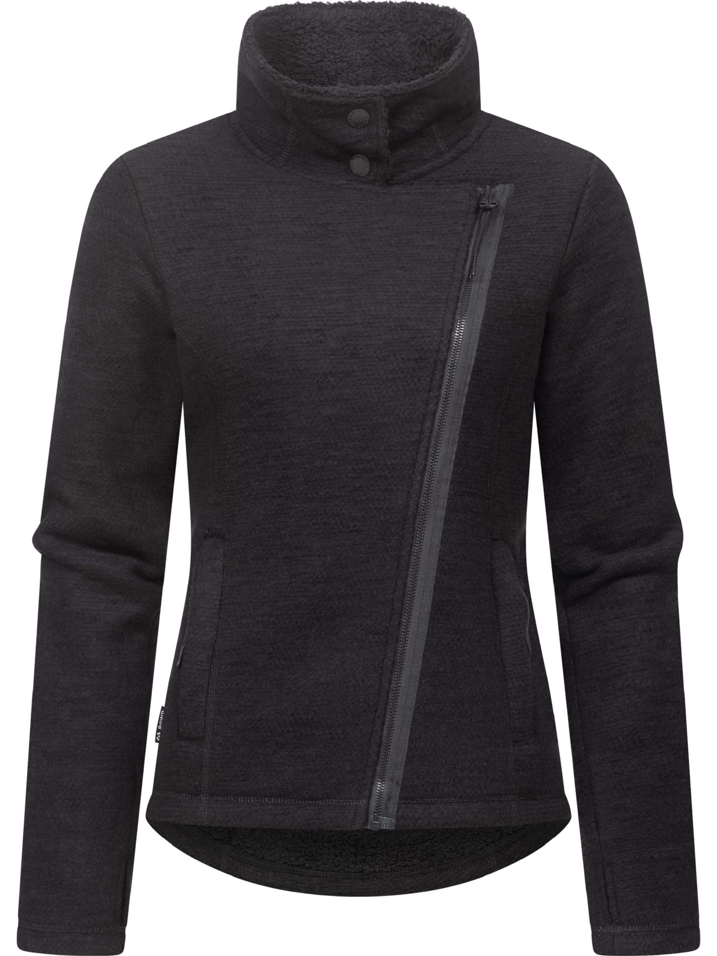 Ragwear Fliisjakk 'Saskie', värv must