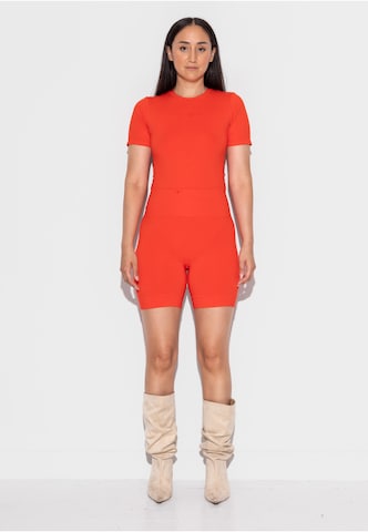 Lykkeland Atelier Skinny Leggings 'Honest' in Red