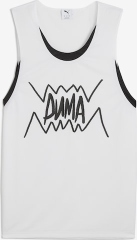 PUMA Top 'Jaws' in Weiß: Vorderseite