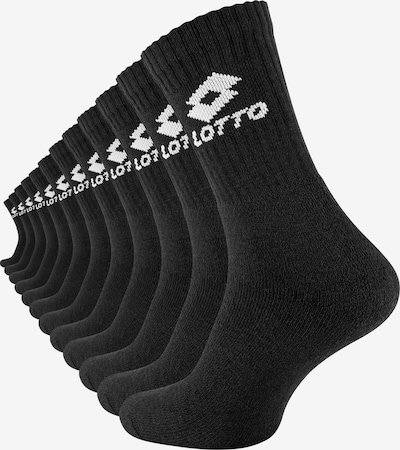 LOTTO Sportsocken in 39-42 in schwarz / weiß, Produktansicht
